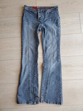 Guess Vintage Y2k Size 28" Waist Bootcut Flare Jeans
